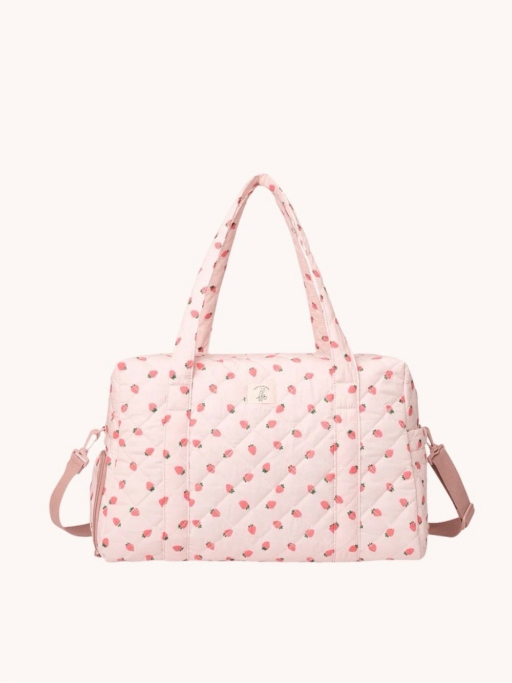Poppy & Peonies Pink Quilted Strawberry Roadtripper
